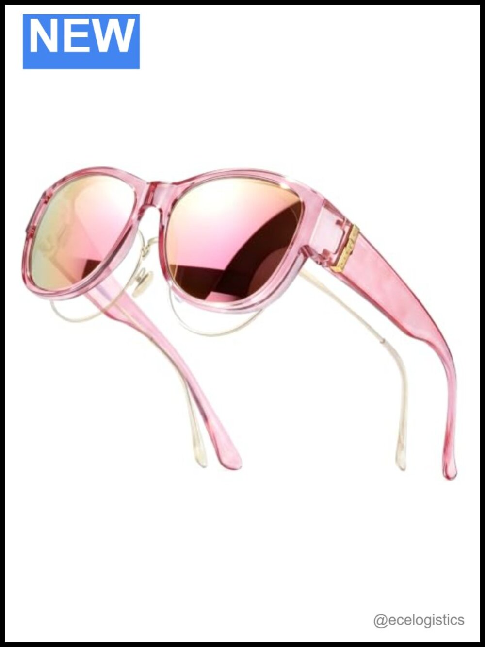 Polarized Fit Over Sunglasses For Women Uv400 Oversized Square Wrap Anti Glare